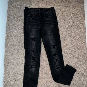 Black American eagle jeans